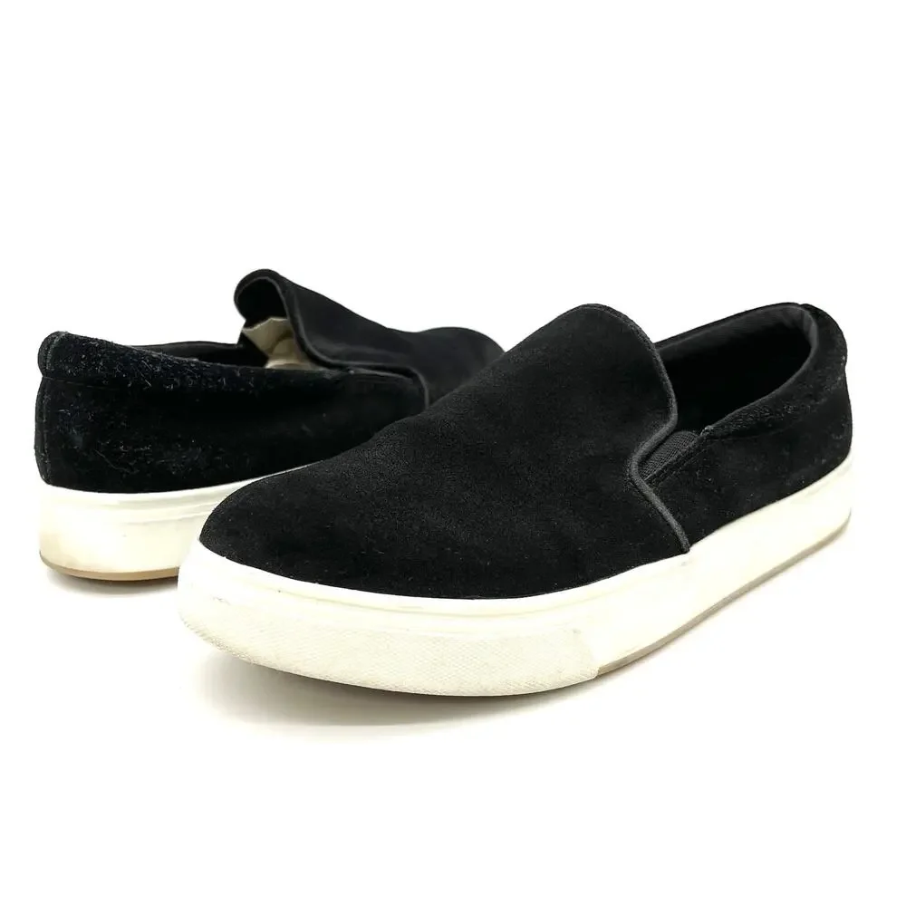 Steve Madden Womens Size‎ 8.5 Suede Slip On Coulter Sneakers Minimalist Classic